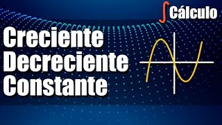 Funciones Crecientes Decrecientes y Constantes [upl. by Annasus]