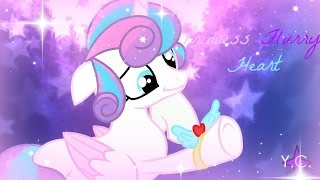 MLP Speedpaint Princess Flurry Heart Base Making [upl. by Naeruat1]