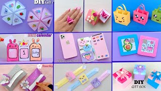 9 EASY CRAFT IDEAS  School Craft Idea  DIY Origami Craft  School hacks  Paper mini gift idea [upl. by Elise]