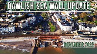 Dawlish Sea Wall Tour November 2022 [upl. by Anegue]