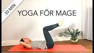 10 min yoga för mage  Annas yoga studio [upl. by Odel]