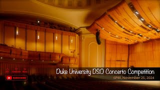 Duke University DSO Concerto Competition [upl. by Tad]