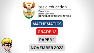 November 2022 Maths Paper 1 [upl. by Trin]