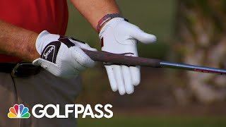 How to Properly Grip Your Golf Club  GOLFPASS  Golf Channel [upl. by Ivens346]