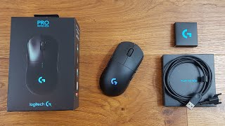 Logitech G PRO Wireless BEST WIRELESS GAMING MOUSE Unboxing and Complete Setup [upl. by Curren]