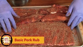 Basic Pork Rub  Spare Rib Rub Recipe [upl. by Tutto845]