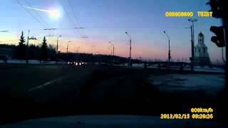 DASH CAM FOOTAGE Chelyabinsk Meteor February 15th 2013 [upl. by Anoj460]