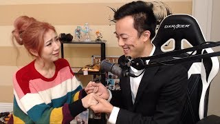 Edison Park Proposes to Leslie Fu 💍 [upl. by Rubens]