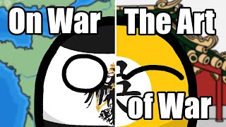 On War vs The Art of War  Clausewitz vs Sun Tzu  East vs West  PolandballCountryball History [upl. by Fabrianne]