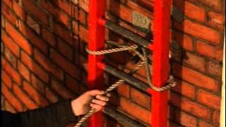 Fred Dibnah laddering a chimney Part 1 [upl. by Lakym]