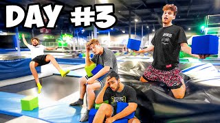 Last To Leave Trampoline Park Wins EPIC PRIZE [upl. by Enirok]