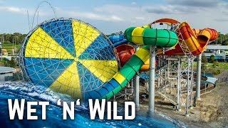 ALL WATER SLIDES at Wet n Wild Sydney GoPro [upl. by Bonneau]