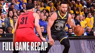 TRAIL BLAZERS vs WARRIORS  Stephen amp Seth Curry Shine in Epic Matchup  Game 2 [upl. by Aivizt]