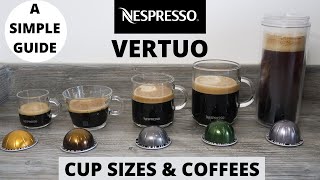 Nespresso Vertuo Cup Sizes [upl. by Tiler]