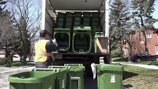 New Green Bin deliveries and collection [upl. by Ahseei]