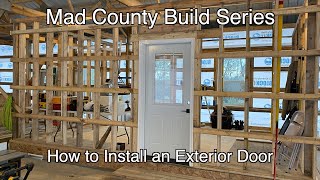 Installing an Exterior Door  How To [upl. by Bush829]