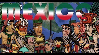 History of ancient Mexico Mesoamerica Toltec Maya Aztec Olmec Zapotec history [upl. by Sacrod]