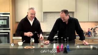 How to make a frappé coffee using an aerolatte milk frother [upl. by Dahlstrom]