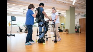 Patients Benefit Using the EksoGT™ Robotic Exoskeleton at Marianjoy Rehabilitation Hospital [upl. by Floro912]