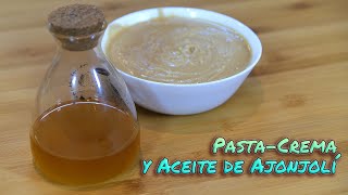 Receta PastaCrema de Ajonjolí Sésamo y Aceite de Ajonjolí Sésamo [upl. by Annavoj]