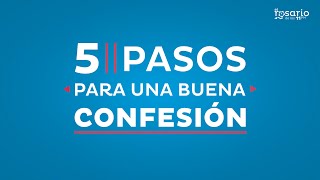 5 PASOS PARA HACER UNA BUENA CONFESIÓN [upl. by Nihs30]