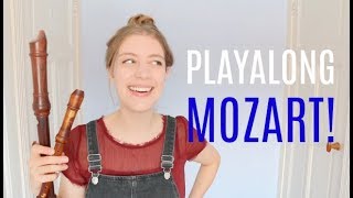 PLAYALONG Mozart Duets Sopranoaltotenor  Team Recorder [upl. by Ybloc]