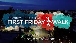 Delray Beach First Friday Art Walk 2021 [upl. by Einaffit]