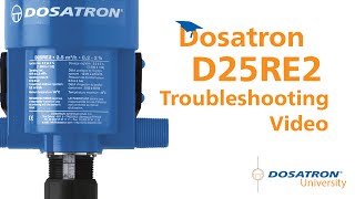 Dosatron D25RE2 Troubleshooting Video [upl. by Yanffit]