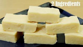 Easy Milk Barfi Recipe – Milk Cake – Dessert Recipe [upl. by Anilat]