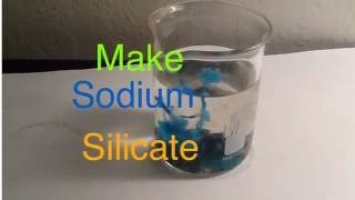 Make Sodium Silicate water glass [upl. by Ettenim]