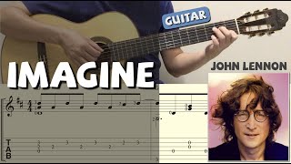 Imagine  John Lennon Guitar Notation  TAB [upl. by Harbison282]