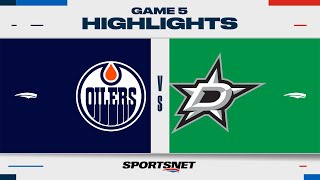 NHL Game 5 Highlights  Oilers vs Stars  May 31 2024 [upl. by Aratak]