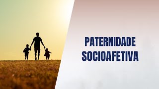 Paternidade socioafetiva [upl. by Rebecca]