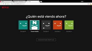 Administrar Perfiles Netflix [upl. by Cybill]