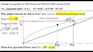 Risk Aversion and Expected Utility Basics [upl. by Ruhtracam]