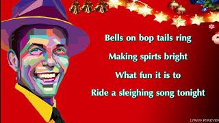 Frank Sinatra  Jingle Bells 🎄Lyrics [upl. by Corby243]