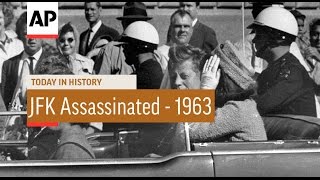 JFK Assassinated  1963  Today in History  22 Nov 16 [upl. by Leugimsiul]