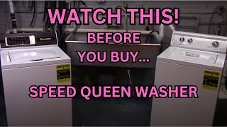 WATCH THIS Before You Buy A New Speed Queen Washer [upl. by Ikey]