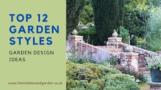 12 garden styles  garden design ideas for your backyard revamp [upl. by Eelnodnarb641]