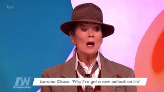 Lorraine Chase on Her Back Injury  Loose Women [upl. by Neelahs]