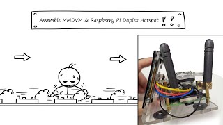 MMDVM Raspberry Pi Duplex DMR HotspotFullly Assemble and Settings [upl. by Karylin]