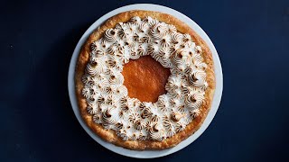 Sweet Potato Meringue Pie  NYT Cooking [upl. by Nesyrb]