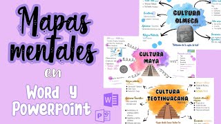 Mapas mentales en Word y Powerpoint Mireya GH [upl. by Alitha]