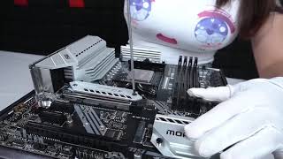 PC Building ASMR Waifu Edition  Yeston RX 6800 XT [upl. by Bron]