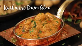 Kashmiri Dum Aloo  Potato Recipes  Aloo Recipes  Side dish for Chapthi [upl. by Aehsat]