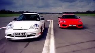 Porsche GT3 vs Ferrari 360  Top Gear [upl. by Zumwalt]