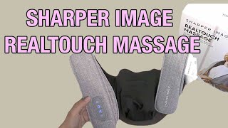 SHARPER IMAGE Realtouch Shiatsu Massager [upl. by Assilen815]