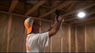 How to Hang Drywall Ceilings [upl. by Anauqahs]