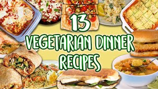 13 Vegetarian Dinner Recipes  Veggie Main Course Super Compilation Well Done [upl. by Ennairod68]