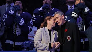 Leafs honor and welcome home the legendary Börje Salming [upl. by Eon105]